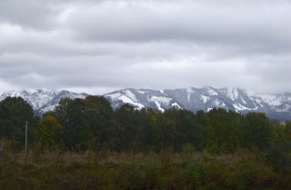 Foto der Berge bei Sonthofen