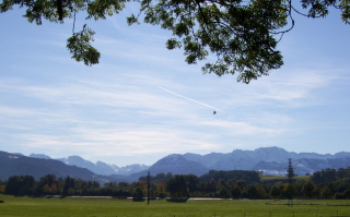 Foto der Berge bei Immenstadt