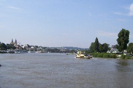 Foto der Mosel am Deutschen Eck