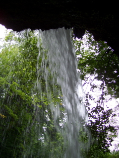 Foto vom kleinen der Scheidegger Wasserfälle