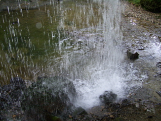 Foto vom kleinen der Scheidegger Wasserf&auml;lle